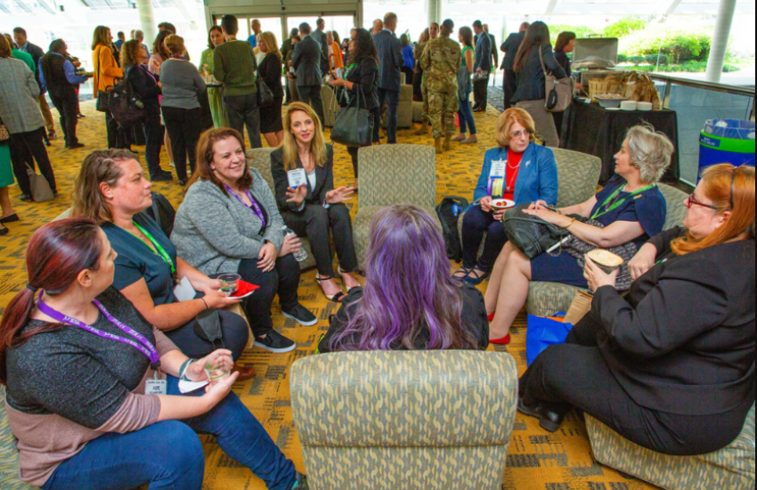 Women networking